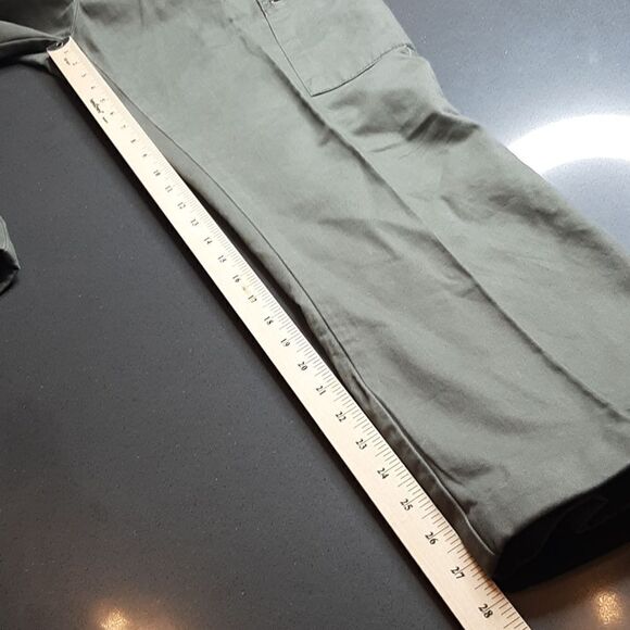 North Crest " The Spirit of Adventure" Green Cotton Cargo Pants - Picture 6 of 11